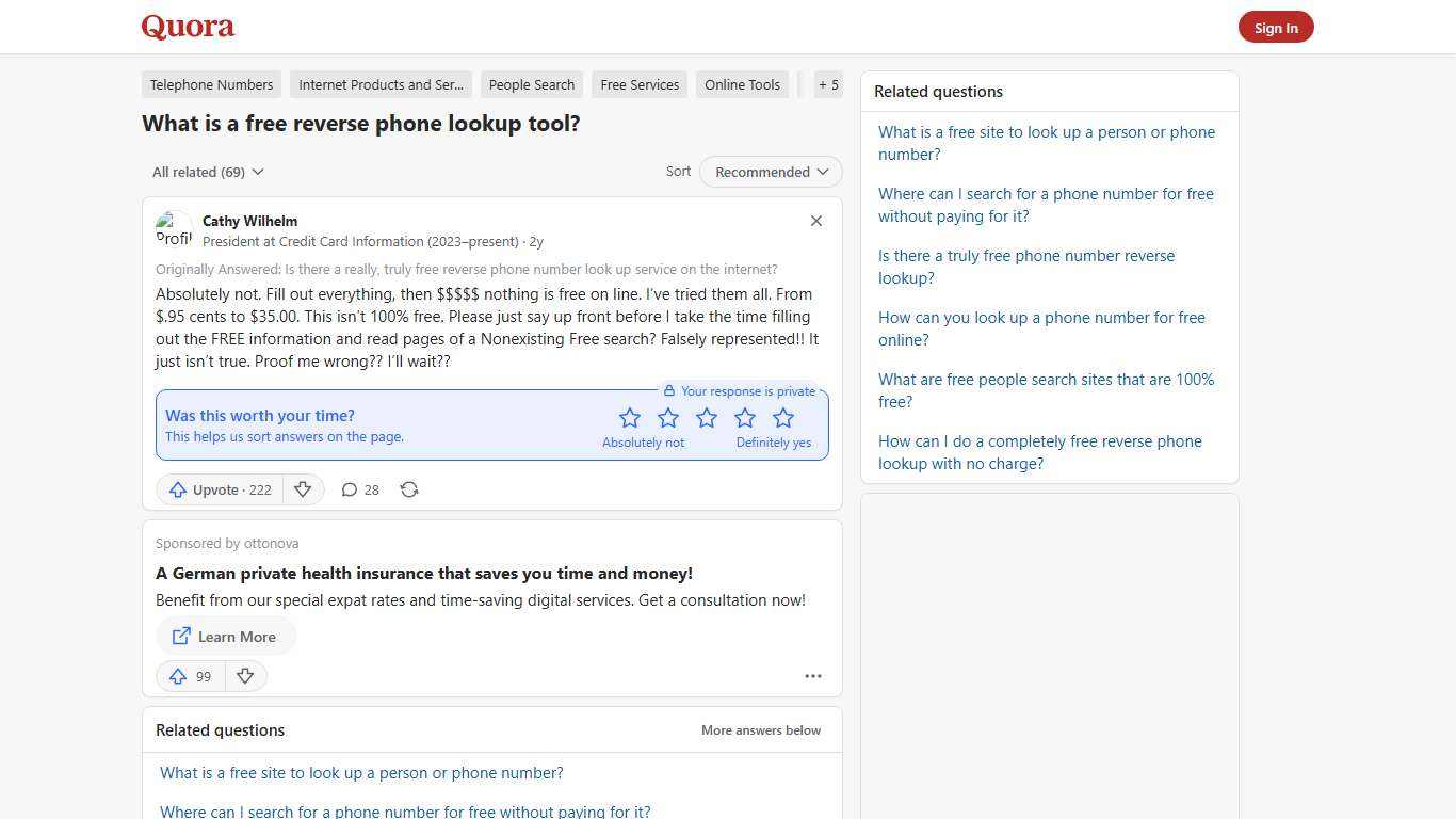 What is a free reverse phone lookup tool? - Quora